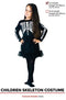 Children skeleton girl Costume (6-9 years)
